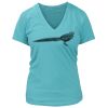Women's Premium Deep V-Neck T-Shirt Thumbnail