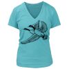 Women's Premium Deep V-Neck T-Shirt Thumbnail