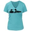 Women's Premium Deep V-Neck T-Shirt Thumbnail