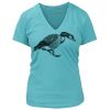 Women's Premium Deep V-Neck T-Shirt Thumbnail