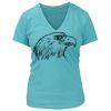 Women's Premium Deep V-Neck T-Shirt Thumbnail