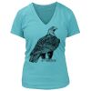 Women's Premium Deep V-Neck T-Shirt Thumbnail