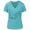 Women's Premium Deep V-Neck T-Shirt Thumbnail