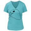 Women's Premium Deep V-Neck T-Shirt Thumbnail