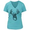 Women's Premium Deep V-Neck T-Shirt Thumbnail