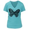 Women's Premium Deep V-Neck T-Shirt Thumbnail