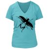 Women's Premium Deep V-Neck T-Shirt Thumbnail