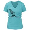 Women's Premium Deep V-Neck T-Shirt Thumbnail
