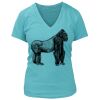 Women's Premium Deep V-Neck T-Shirt Thumbnail