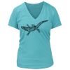 Women's Premium Deep V-Neck T-Shirt Thumbnail