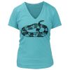 Women's Premium Deep V-Neck T-Shirt Thumbnail