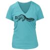 Women's Premium Deep V-Neck T-Shirt Thumbnail