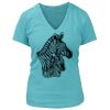 Women's Premium Deep V-Neck T-Shirt Thumbnail