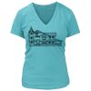 Women's Premium Deep V-Neck T-Shirt Thumbnail