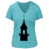 Women's Premium Deep V-Neck T-Shirt Thumbnail