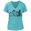 Women's Premium Deep V-Neck T-Shirt Thumbnail