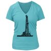 Women's Premium Deep V-Neck T-Shirt Thumbnail