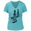 Women's Premium Deep V-Neck T-Shirt Thumbnail