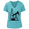 Women's Premium Deep V-Neck T-Shirt Thumbnail