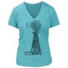 Women's Premium Deep V-Neck T-Shirt Thumbnail
