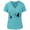 Women's Premium Deep V-Neck T-Shirt Thumbnail