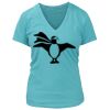 Women's Premium Deep V-Neck T-Shirt Thumbnail