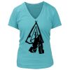 Women's Premium Deep V-Neck T-Shirt Thumbnail