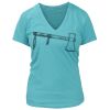 Women's Premium Deep V-Neck T-Shirt Thumbnail