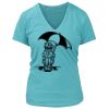 Women's Premium Deep V-Neck T-Shirt Thumbnail