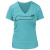 Women's Premium Deep V-Neck T-Shirt Thumbnail