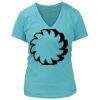 Women's Premium Deep V-Neck T-Shirt Thumbnail