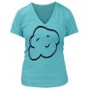 Women's Premium Deep V-Neck T-Shirt Thumbnail