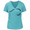 Women's Premium Deep V-Neck T-Shirt Thumbnail
