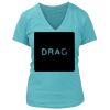 Women's Premium Deep V-Neck T-Shirt Thumbnail