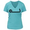 Women's Premium Deep V-Neck T-Shirt Thumbnail