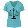 Women's Premium Deep V-Neck T-Shirt Thumbnail