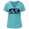 Women's Premium Deep V-Neck T-Shirt Thumbnail