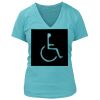 Women's Premium Deep V-Neck T-Shirt Thumbnail