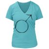 Women's Premium Deep V-Neck T-Shirt Thumbnail