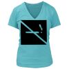 Women's Premium Deep V-Neck T-Shirt Thumbnail