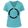 Women's Premium Deep V-Neck T-Shirt Thumbnail