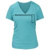 Women's Premium Deep V-Neck T-Shirt Thumbnail
