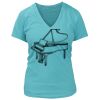 Women's Premium Deep V-Neck T-Shirt Thumbnail