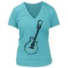 Women's Premium Deep V-Neck T-Shirt Thumbnail