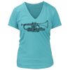 Women's Premium Deep V-Neck T-Shirt Thumbnail