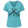 Women's Premium Deep V-Neck T-Shirt Thumbnail