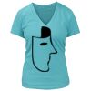 Women's Premium Deep V-Neck T-Shirt Thumbnail