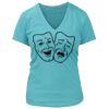 Women's Premium Deep V-Neck T-Shirt Thumbnail