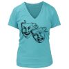 Women's Premium Deep V-Neck T-Shirt Thumbnail