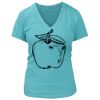Women's Premium Deep V-Neck T-Shirt Thumbnail
